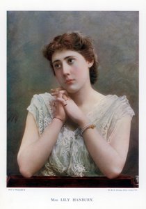 Lily Hanbury, English stage actress, 1901