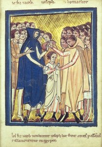 Joseph Sold by His Brothers from a Book of Bible Pictures by William de Brailes  