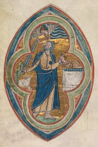 Miniature Excised from a Compendium in Historiae Genealogia Christi
