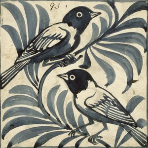 Bluebirds by William de Morgan