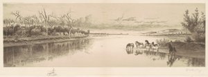 Untitled (Native American Camp) by William de la Montagne Cary