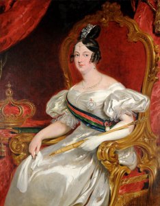 Portrait of D. Maria II, Queen of Portugal by Willian Simpson