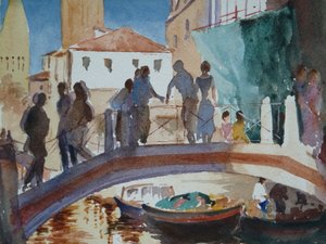 Ponte dei Pugni – last of the sun by Wilson Clive