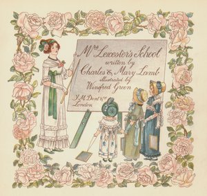 Cover illustration for Mrs Leicester
