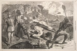 A Shell in the Rebel Trenches by Winslow Homer