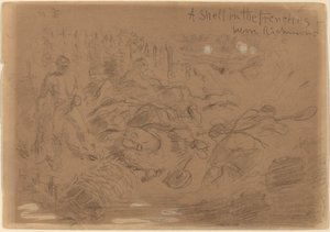A Shell in the Trenches before Richmond by Winslow Homer