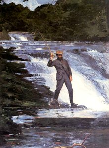 An Angler by Winslow Homer