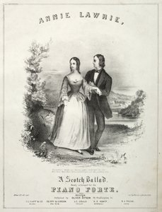 Annie Laurie - Sheet Music Cover by Winslow Homer