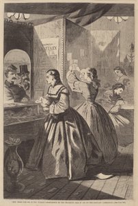 Any Thing for Me, If You Please - Post Office of the Brooklyn Fair in Aid of the... by Winslow Homer