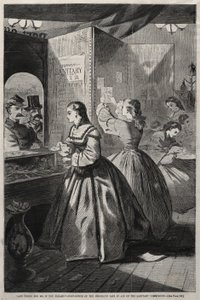 Any Thing for Me, If You Please - Post-Office of the Brooklyn Fair in Aid by Winslow Homer
