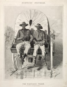 Campaign Sketches: The Baggage Train, 1863 by Winslow Homer