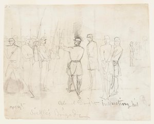 Col. Dwight Inspecting His Regiment by Winslow Homer