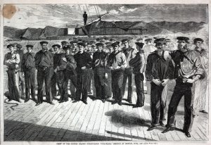 Crew of the United States Steam-Sloop "Colorado" Shipped at Boston, from Harper
