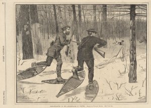 Deer-Stalking in the Adirondacks in Winter, from Every Saturday, January 21, 1871