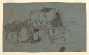 An Army Wagon and Mule, ca. 1862