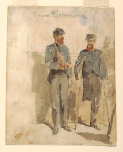 From Richmond; Two Wounded Soldiers, 1862 by Winslow Homer