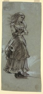 Girl Holding a Drinking Glass, probably 1869 by Winslow Homer