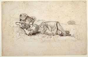 Shepherdess Resting, 1877 by Winslow Homer