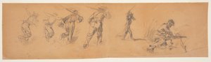 Studies of Soldiers, 1863–65 by Winslow Homer