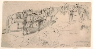 Study for "Mount Washington" and "The Summit of Mt. Washington", 1869 by Winslow Homer