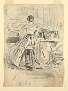 Woman at a Piano, 1862 by Winslow Homer