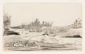 Fishermen in the Rapids by Winslow Homer