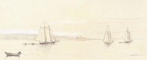 Fishing Fleet at Gloucester by Winslow Homer