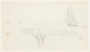 Four Schooners by Winslow Homer