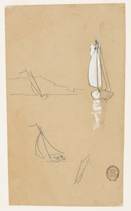 Four Sketches of Sloops