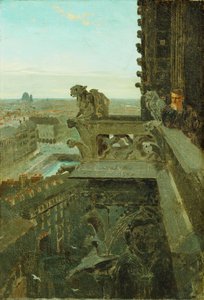 Gargoyles at Notre Dame by Winslow Homer