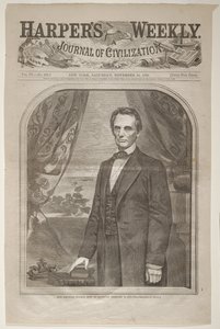 Hon. Abraham Lincoln, Born in Kentucky, February 12, 1809 by Winslow Homer