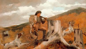 Huntsman and Dogs by Winslow Homer
