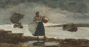 Inside the Bar by Winslow Homer