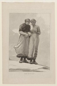 Looking Over the Cliff by Winslow Homer