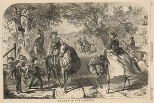 May-Day in the Country, from Harper by Winslow Homer