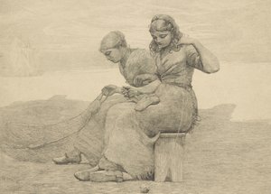Mending the Tears by Winslow Homer
