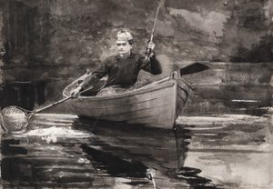 Netting the Fish by Winslow Homer