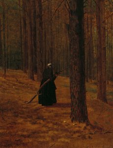 Old Woman Gathering Brush by Winslow Homer