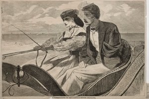 Our Watering Places - The Empty Sleeve at Newport by Winslow Homer