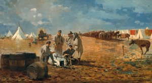 Rainy Day in Camp, 1871