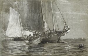 Schooner at Anchor