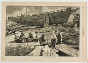 Ship Building, Gloucester Harbor