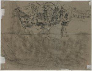 Skirmish Involving a Wagon Train