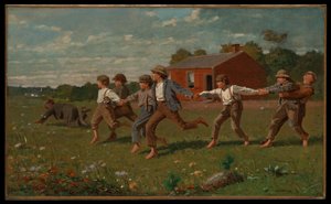 Snap the Whip by Winslow Homer