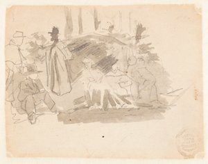 Soldiers Camping by Winslow Homer