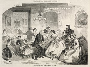 Thanksgiving Day - The Dance by Winslow Homer