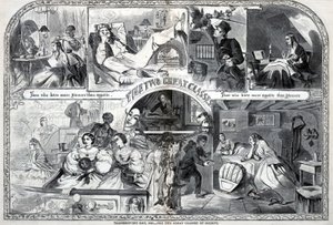 Thanksgiving Day, 1860 - The Two Great Classes of Society by Winslow Homer