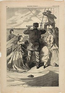 The Approach of the British Pirate 