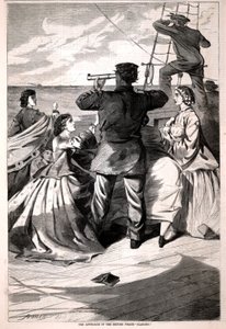 The Approach of the British Pirate 