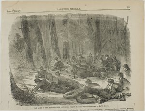 The Army of The Potomac—Our Outlying Picket in the Woods by Winslow Homer